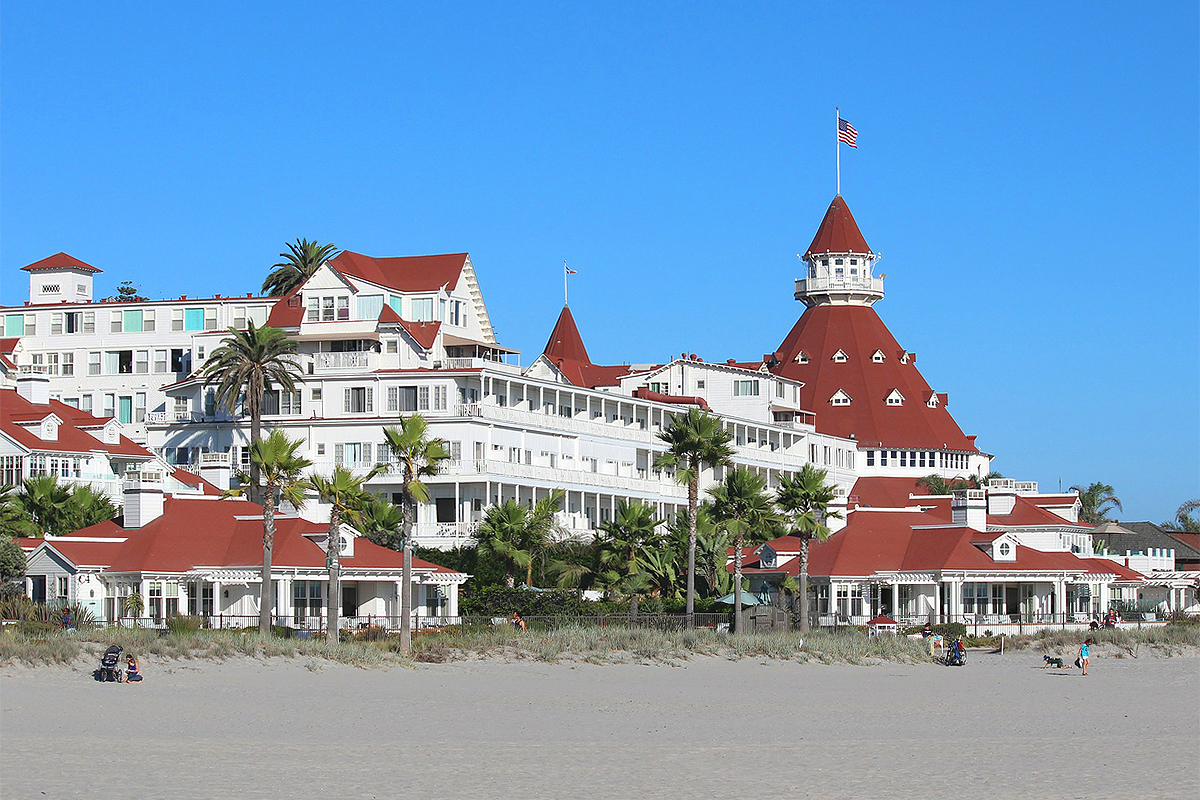 L'Hotel del Coronado, l'hôtel historique de San Diego ©FarWest