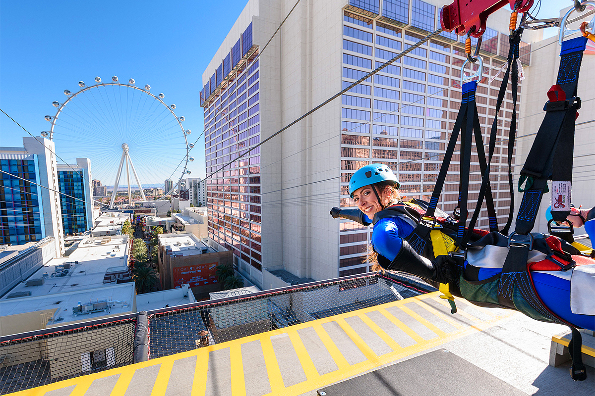 Fly Linq tyrolienne Las Vegas