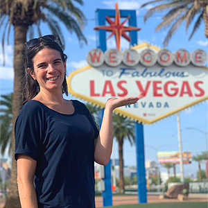 L'une de nos guides à Las Vegas